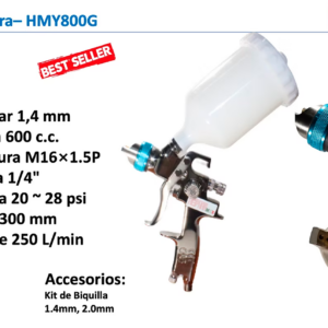 Pistola de pintura Heiphar HMY8806